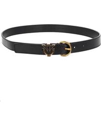 Pinko - Hz Rc Polyurethane Polyester Viscose Belt - Lyst