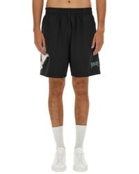 3.PARADIS - Bermuda With Logo - Lyst