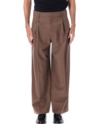 Lemaire - Tropical Wool Tailored Pants - Lyst