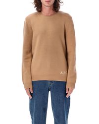 A.P.C. - Edward Knit Sweater - Lyst