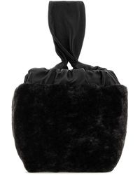 Jil Sander - Shearling Clutch - Lyst