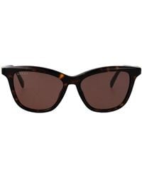 Gucci - Havana-Havana- Acetate Sunglasses - Lyst