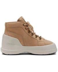 Moon Boot - Luna Trek Mid Nubuck Boots - Lyst