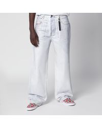 DAGGER - Faded Jeans With Distressed Effect - Lyst