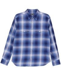 Tom Ford - Cotton Checked Shirt - Lyst