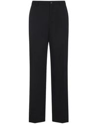 Balenciaga - Flat Front Pants - Lyst