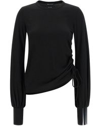 Y-3 - Draped Cut T-Shirt - Lyst