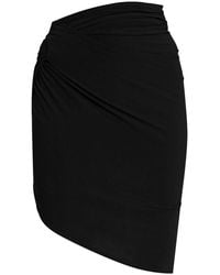 Jacquemus - Draped Mini Skirt With Elastane - Lyst