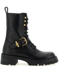 Versace - Ankle Boots With Buckle - Lyst