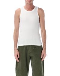 JW Anderson - Slim-Fit Ribbed Tank Top - Lyst