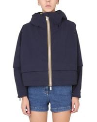 K-Way - Windbreaker With Logo - Lyst