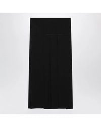 Alaïa - Alaia Pleated Midi Skirt - Lyst