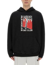 Palm Angels - Palm Ski Club Print Sweatshirt - Lyst