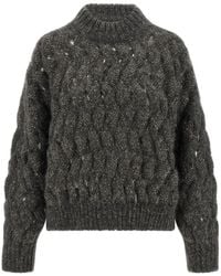 Brunello Cucinelli - Wool Cardigan - Lyst