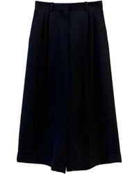 The Row - Cropped Wool Trousers - Lyst