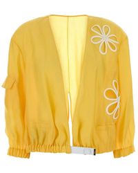 Fendi - Embroidered Blouson Jacket - Lyst