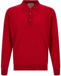 John Smedley - 'Dorset' Polo Shirt - Lyst
