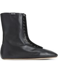 Celine - Lace-Up Boot - Lyst