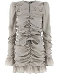 ROTATE BIRGER CHRISTENSEN - Rotate Birger Christensen 'Ls Mini Bow' Dress - Lyst