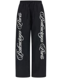 Balenciaga - 'Cursive' Reversible Pants - Lyst