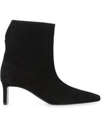 KHAITE - Ankle Boots Ona Suede Calf Leather - Lyst