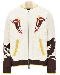 DSquared² - Snowy Dream Padded Knit Jacket - Lyst
