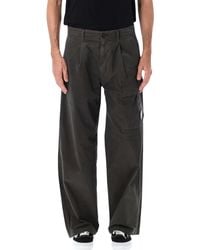 C.P. Company - C. P. Company Wide-Leg Cargo Trousers - Lyst