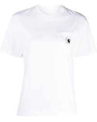 Carhartt - S/S Pocket Organic-Cotton T-Shirt - Lyst
