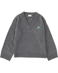 Ganni - Logo Sweater - Lyst