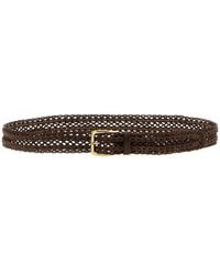 Brunello Cucinelli - Braided Calf Belt - Lyst