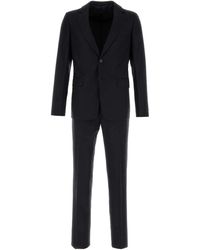 Prada - Embroidered Wool Blend Suit - Lyst