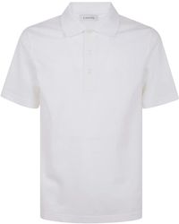 Lanvin - Polo Shirt With Button Placket - Lyst