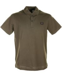 Paul & Shark - Paul & Shark Military Short-Sleeved Polo Shirt With Logo - Lyst