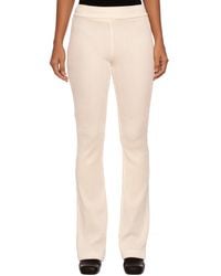 Avenue Montaigne - Mod.Bellini Velvet Flared Pants - Lyst