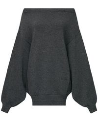 MM6 by Maison Margiela - Wool-Blend Mini Dress With Wide Sleeves - Lyst