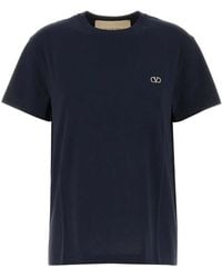 Valentino Garavani - T-Shirt Jersey,Regul - Lyst