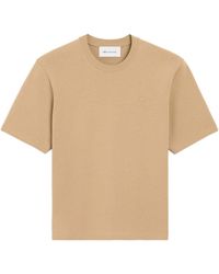 Ami Paris - Cotton T-Shirt With Embossed Ami De Coeur - Lyst