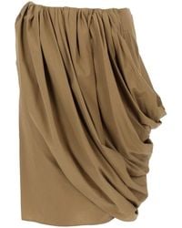 Chloé - Mini Cotton Skirt For - Lyst
