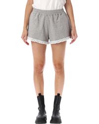 Ganni - Isoli Lace Shorts - Lyst