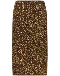 Twinset - Twin Set Animal Skirt - Lyst