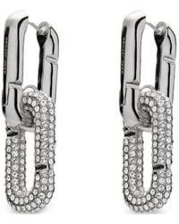 Marc Jacobs - Pop J Marc Pave Drop Earrings - Lyst