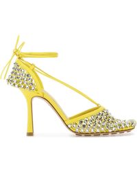 Bottega Veneta - Mesh Stretch Sandals - Lyst