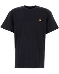 Carhartt - Chase Logo-Embroidered T-Shirt - Lyst