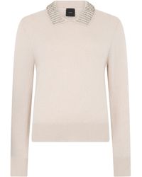 Pinko - Ventotene Wool Blend Sweater - Lyst
