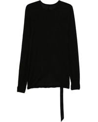 Rick Owens - Solid Round Neck T-Shirt - Lyst