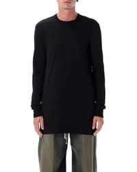 Rick Owens - Level Long Sleeves Cotton T-Shirt - Lyst
