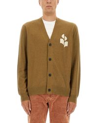 Isabel Marant - Cardigan With Logo - Lyst