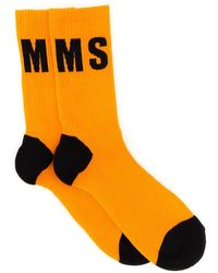 MSGM - Socks With Logo - Lyst