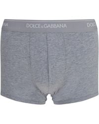 Dolce & Gabbana - Dolce & Gabbana Two-Pack Stretch Cotton Boxer Briefs - Lyst
