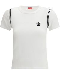KENZO - Cotton Boke Flower 2.0 Embroidered T-Shirt - Lyst